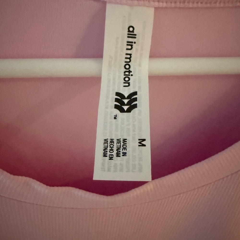 All in Motion NWT Baby Pink Women's Athletic Top